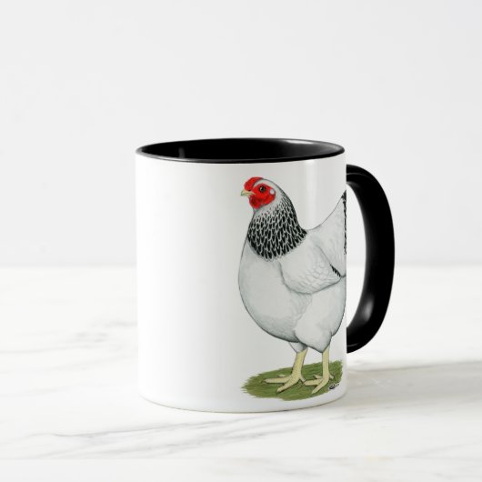 Wyandotte:  Columbian Hen Mok (Voorkant rechts)