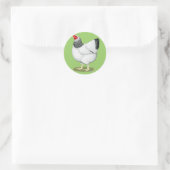 Wyandotte:  Columbian Hen Ronde Sticker (Tas)