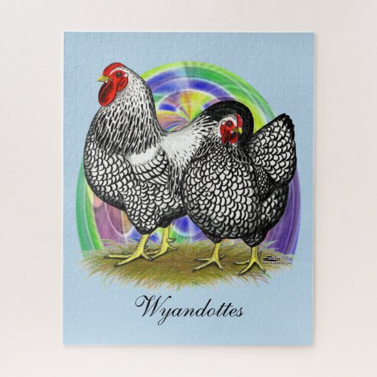 Wyandotte: Paaseihaar Legpuzzel (Verticaal)