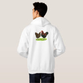 Wyandotte: Partridge Pair Hoodie (Achterkant volledig)