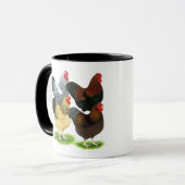 Wyandotte: Rooster Assortment Mok (Voorkant links)