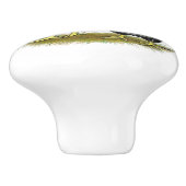 Wyandotte:  Silver Pair Keramische Knop (Zijkant)