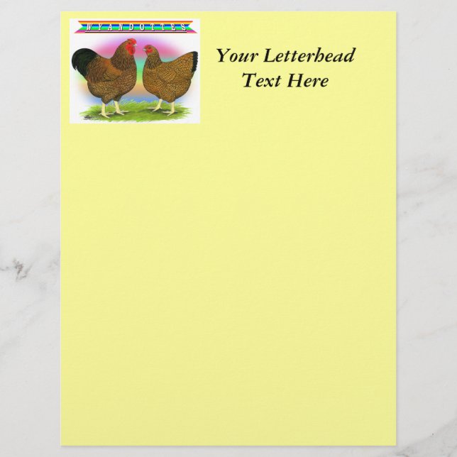 Wyandottes: Golden-laced regenboog (Voorkant)