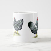 Wyandottes Silver-laced Pair Grote Koffiekop (Voorkant)