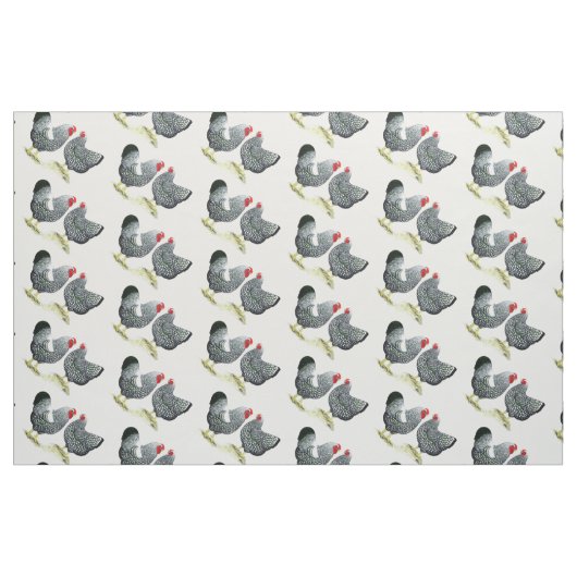 Wyandottes Silver-laced Pair Stof (Yard (91,4 cm))