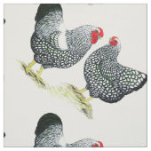 Wyandottes Silver-laced Pair Stof (Swatch)