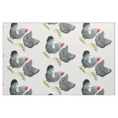 Wyandottes Silver-laced Pair Stof (Fat Quarter)