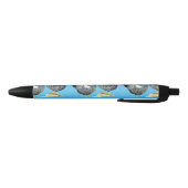 Wyandottes Silver-laced Pair Zwarte Inkt Pen (Bodem)