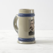 Wyatt Earp Commemerative Beer Stein Bierpul (Voorkant links)