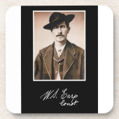 Wyatt Earp Constable in Zijne Eerste Minister Bier Onderzetter (Voorkant)