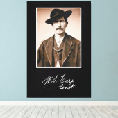 Wyatt Earp Constable in Zijne Eerste Minister Canvas Afdruk (Insitu (Houten vloer))