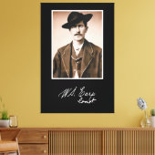 Wyatt Earp Constable in Zijne Eerste Minister Canvas Afdruk (Insitu (Woonkamer))