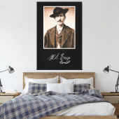 Wyatt Earp Constable in Zijne Eerste Minister Canvas Afdruk (Insitu (Slaapkamer))