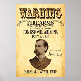 Wyatt Earp Cool Fab Tombstone Poster