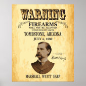 Wyatt Earp Cool Fab Tombstone Poster (Voorkant)