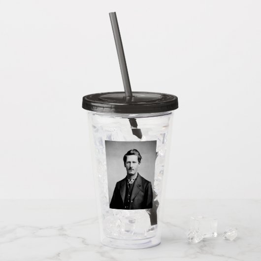 Wyatt Earp: Lawman, Gunfighter, Saloon Keeper Acryl Drinkbeker (Voorkant ijs)