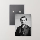 Wyatt Earp: Lawman, Gunfighter, Saloon Keeper Button (Voorkant / Achterkant)