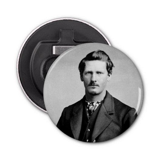 Wyatt Earp: Lawman, Gunfighter, Saloon Keeper Button Flesopener (Voorkant)