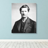 Wyatt Earp: Lawman, Gunfighter, Saloon Keeper Canvas Afdruk (Insitu (Houten vloer))