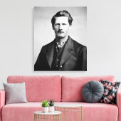 Wyatt Earp: Lawman, Gunfighter, Saloon Keeper Canvas Afdruk (Insitu (Woonkamer))