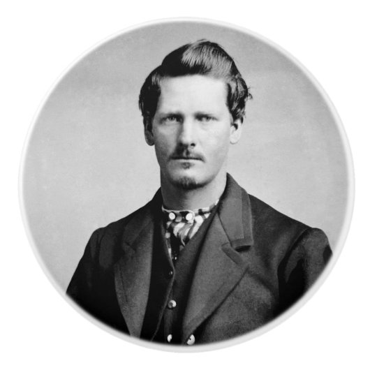 Wyatt Earp: Lawman, Gunfighter, Saloon Keeper Keramische Knop (Voorkant)