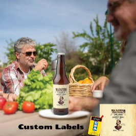 Wyatt Earp ⚖️ Lawman Marshall Old Tombstone Bier Etiket