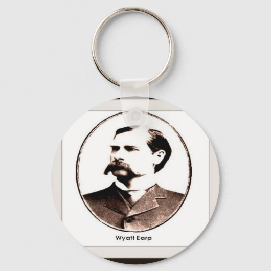 Wyatt Earp Old West Sleutelhanger (Voorkant)