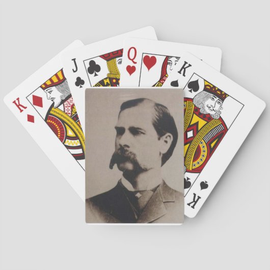 wyatt earp pokerkaarten (Achterkant)