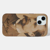 Wyatt Earp Portrait and Signature Case-Mate iPhone Case (Achterkant (horizontaal))