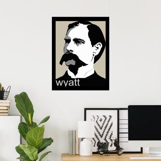 wyatt earp poster (Thuiskantoor)