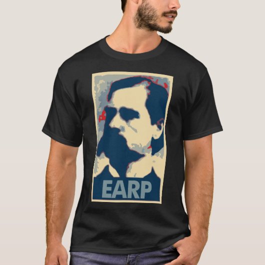 Wyatt Earp Poster Political Parody T-shirt (Voorkant)