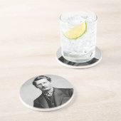 Wyatt Earp Sheriff & Gunfighter Old West Zandsteen Onderzetter (Zijkant)