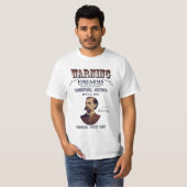 Wyatt Earp ⚖️ Wetsdienaar Marshall Oude Grafsteen T-shirt (Voorkant volledig)