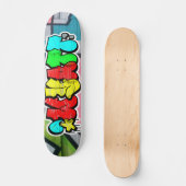 Wyatt Graffiti aangepast skateboard voor individue (Voorkant)