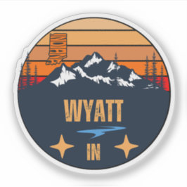 Wyatt, Indiana Sticker