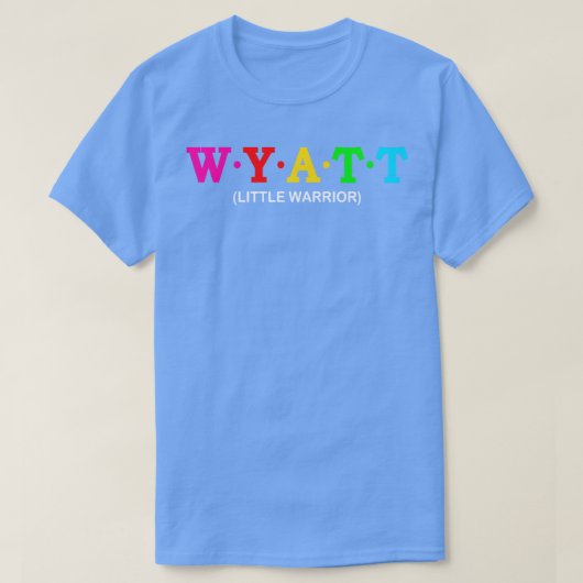 Wyatt Little Warrior T-shirt (Design voorkant)