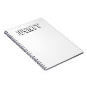 Wyatt Naam In Blokletters, Notitieboek (Rechterzijde)