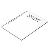 Wyatt Naam In Blokletters, Notitieboek (Linkerzijde)
