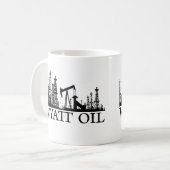 Wyatt Oil/Black Logo Koffiemok (Voorkant links)