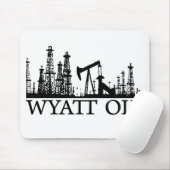 Wyatt Oil/Black Logo Muismat (Met muis)