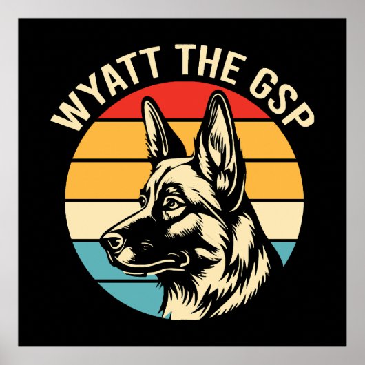 Wyatt The Gsp Poster (Voorkant)