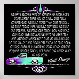 wyattodd mini truck poster