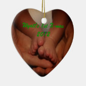 Wyatt's 1ste X-mas Keramisch Ornament (Rechts)