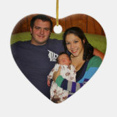 Wyatt's 1ste X-mas Keramisch Ornament (Achterkant)