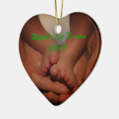 Wyatt's 1ste X-mas Keramisch Ornament (Links)