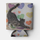 Wyatt's Love Hearts - Kat / Kitten Koelbox Blikjeskoeler (Voorkant)