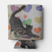 Wyatt's Love Hearts - Kat / Kitten Koelbox Blikjeskoeler (Achterkant)