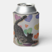 Wyatt's Love Hearts - Kat / Kitten Koelbox Blikjeskoeler (Blikje Achterkant)