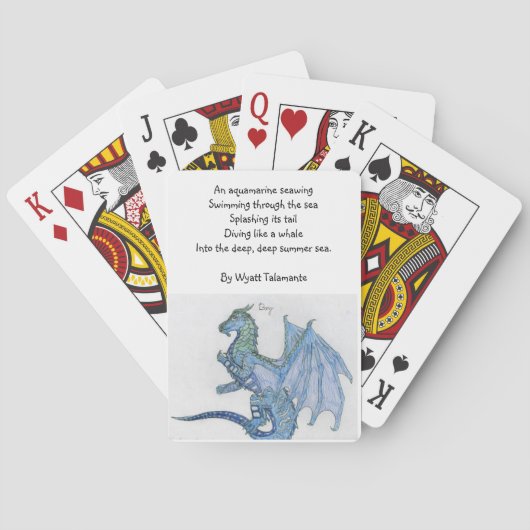 Wyatt's Poem Deck of Cards Pokerkaarten (Achterkant)