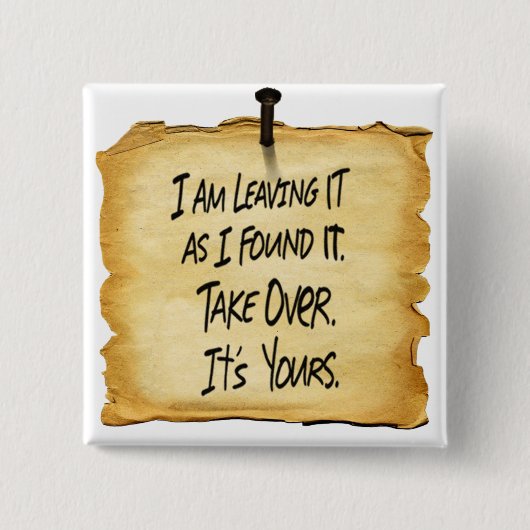 Wyatt's Sign Atlas Shrugged Button (Voorkant)